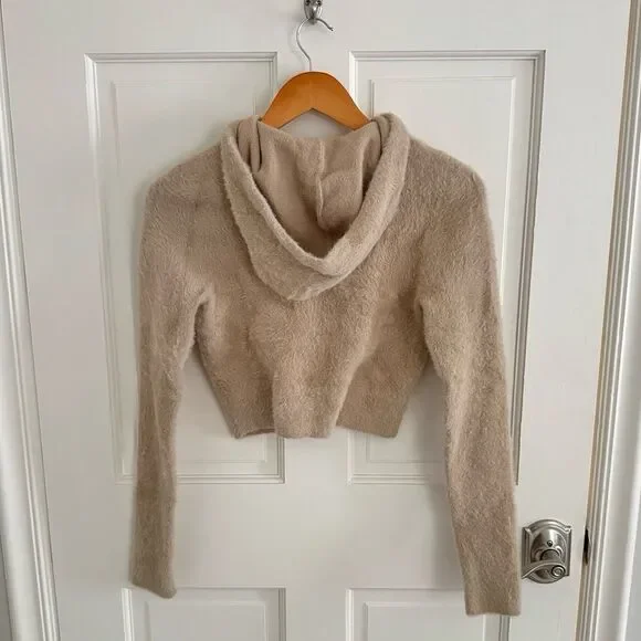 Aritzia Sunday Best Maddox Sweater in Humus Beige Size Small - Picture 9 of 12